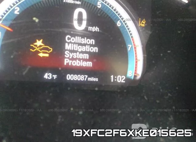 19XFC2F6XKE015625 фото 6