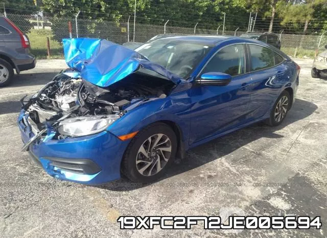 19XFC2F72JE005694 фото 3