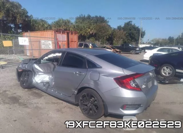 19XFC2F83KE022529 фото 4