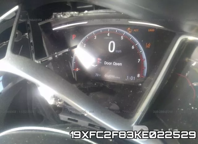 19XFC2F83KE022529 фото 7