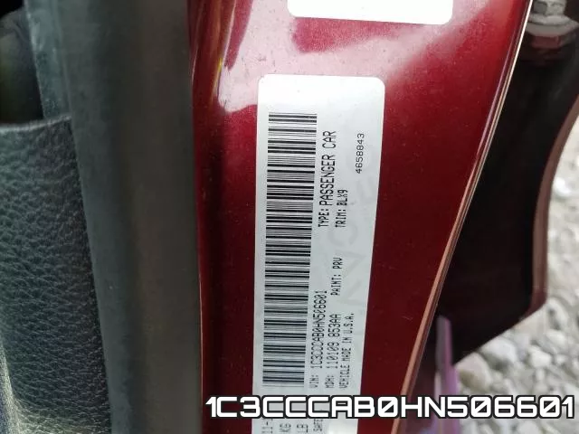 1C3CCCAB0HN506601 фото 2