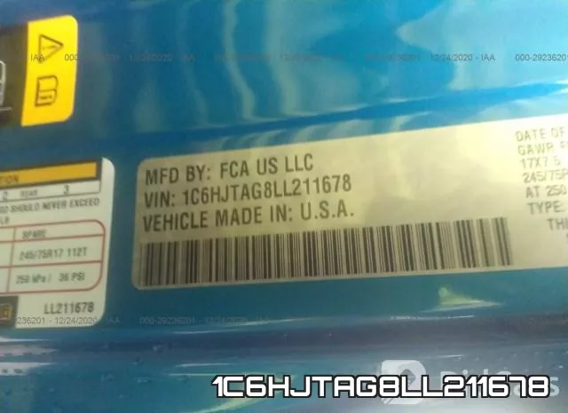 1C6HJTAG8LL211678 фото 9