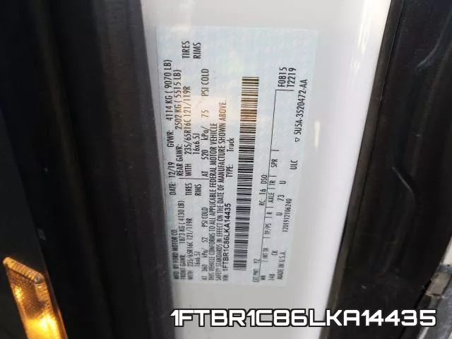 1FTBR1C86LKA14435 фото 2