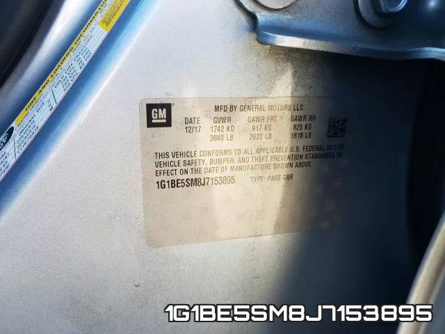 1G1BE5SM8J7153895 фото 2