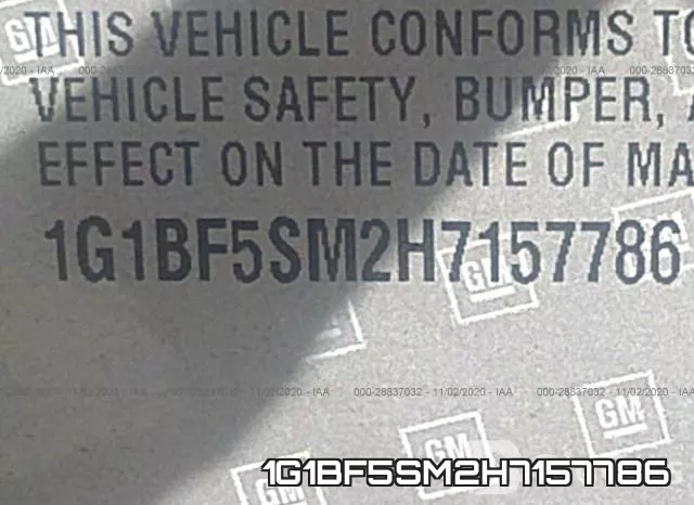 1G1BF5SM2H7157786 фото 9
