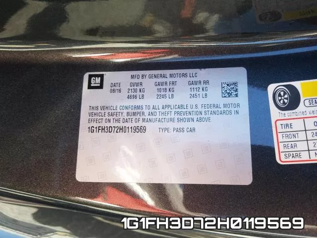 1G1FH3D72H0119569 фото 2