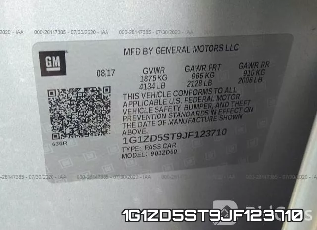 1G1ZD5ST9JF123710 фото 10