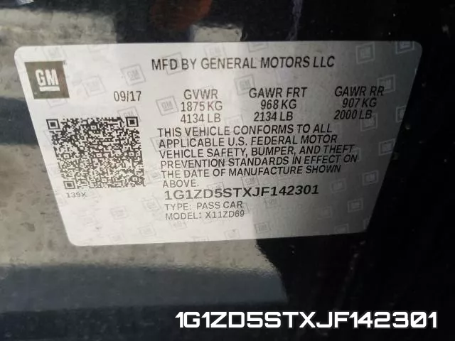 1G1ZD5STXJF142301 фото 2