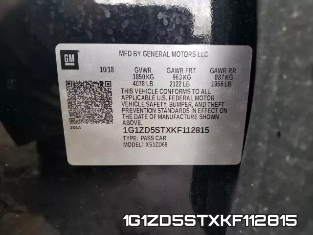 1G1ZD5STXKF112815 фото 2