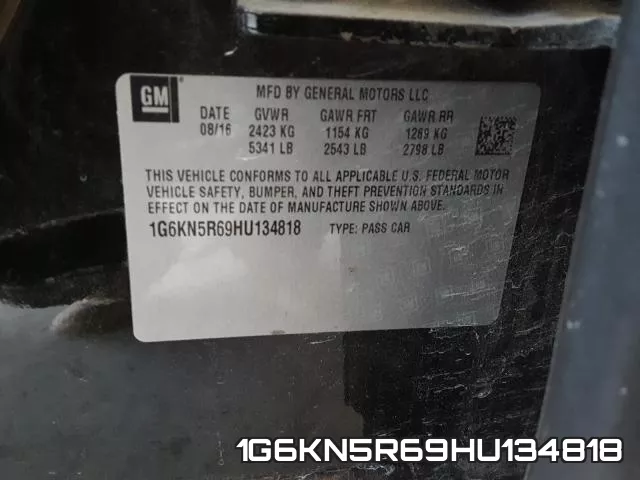 1G6KN5R69HU134818 фото 2