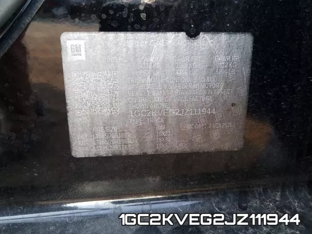 1GC2KVEG2JZ111944 фото 2