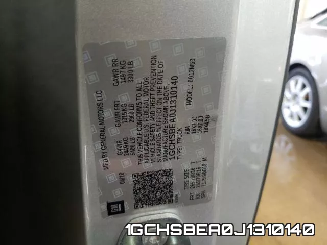 1GCHSBEA0J1310140 фото 2