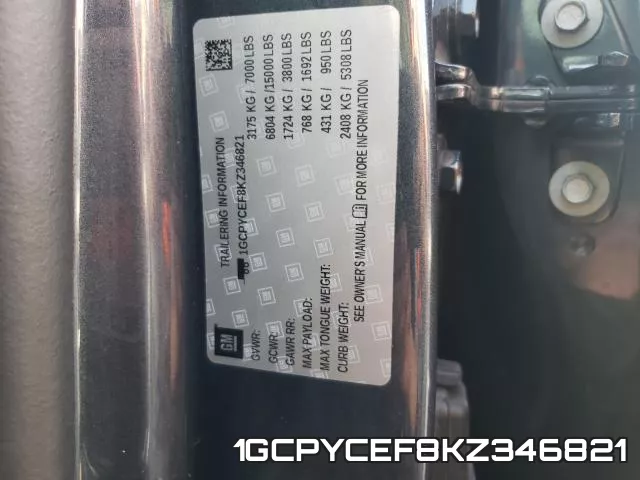 1GCPYCEF8KZ346821 фото 2