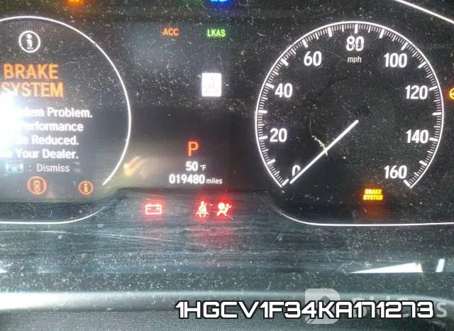 1HGCV1F34KA171273 фото 7