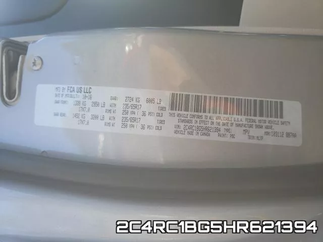 2C4RC1BG5HR621394 фото 2