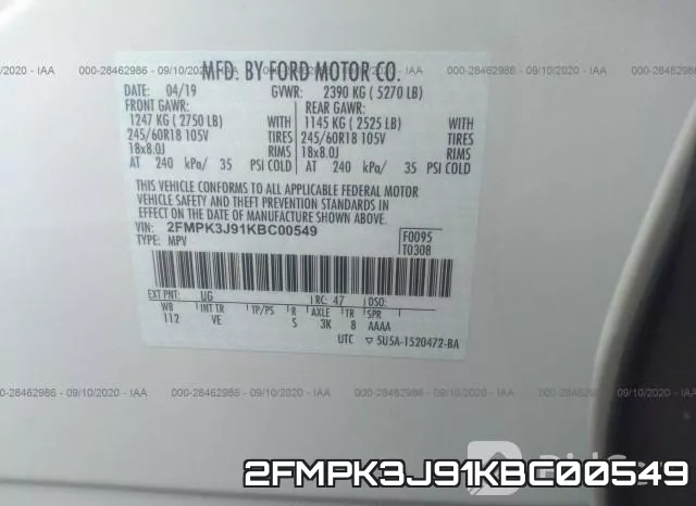 2FMPK3J91KBC00549 фото 10