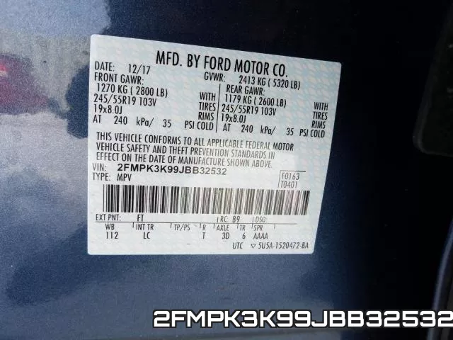 2FMPK3K99JBB32532 фото 2