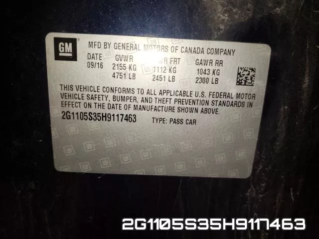 2G1105S35H9117463 фото 2