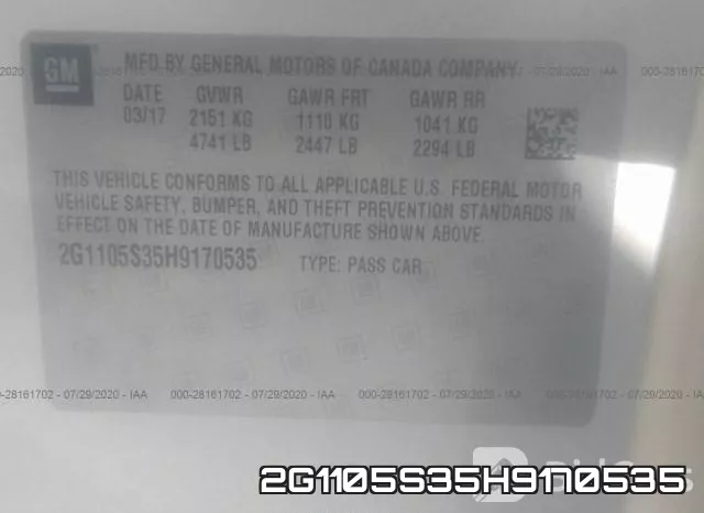 2G1105S35H9170535 фото 10