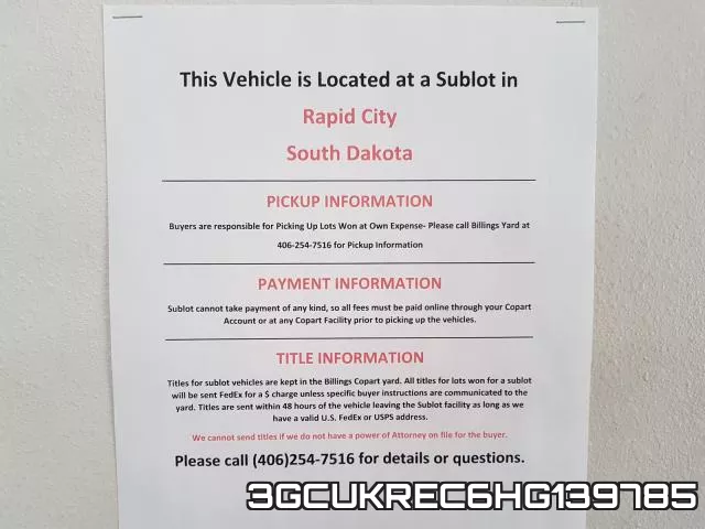 3GCUKREC6HG139785 фото 10