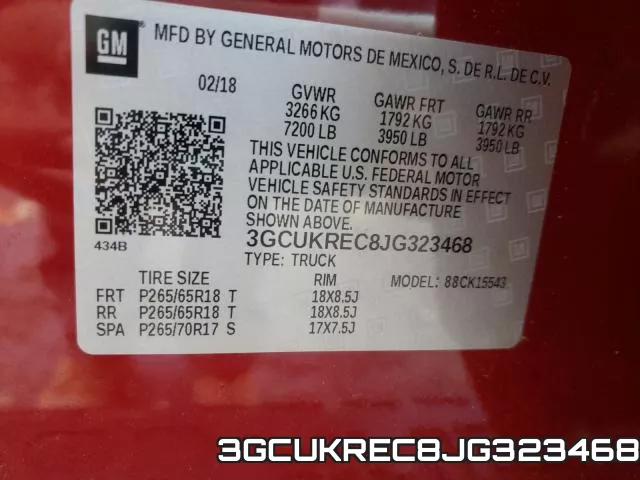 3GCUKREC8JG323468 фото 2
