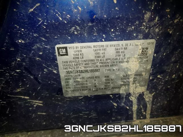 3GNCJKSB2HL185887 фото 2