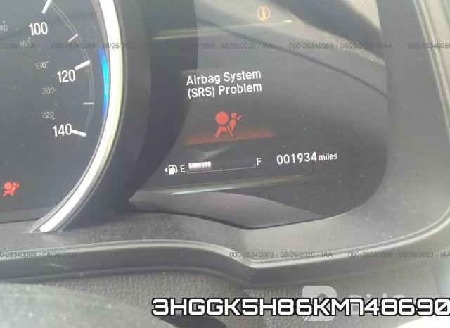 3HGGK5H86KM748690 фото 8