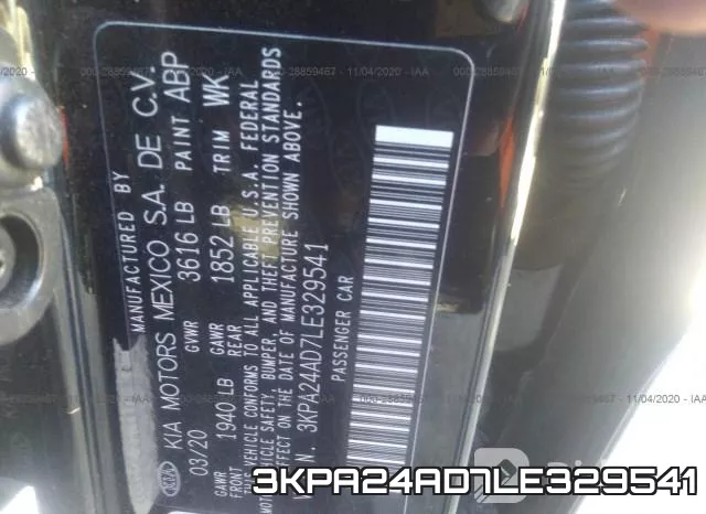 3KPA24AD7LE329541 фото 10