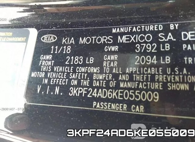 3KPF24AD6KE055009 фото 10