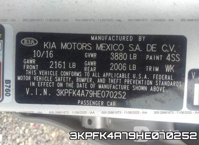 3KPFK4A79HE070252 фото 10