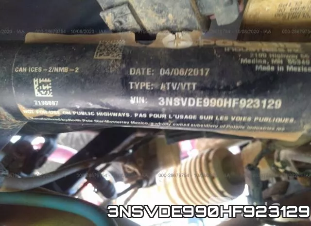 3NSVDE990HF923129 фото 2