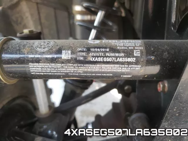 4XASEG507LA635802 фото 2