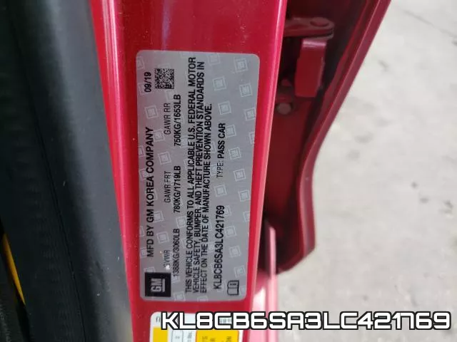 KL8CB6SA3LC421769 фото 2
