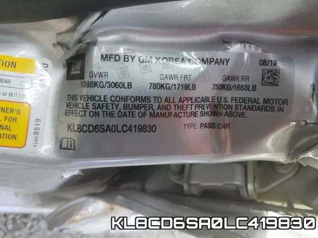KL8CD6SA0LC419830 фото 2