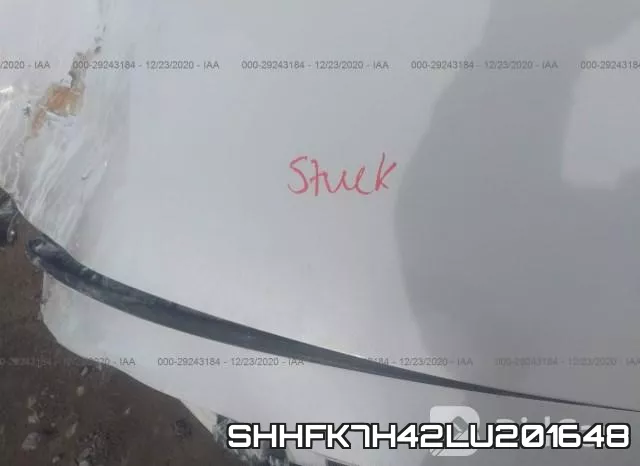 SHHFK7H42LU201648 фото 2