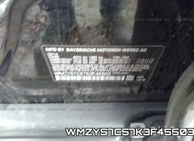 WMZYS7C57K3F45503 фото 9