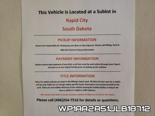 WP1AA2A51JLB18712 фото 10