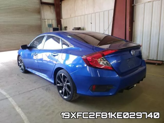 19XFC2F81KE029740 фото 4