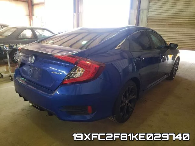 19XFC2F81KE029740 фото 5