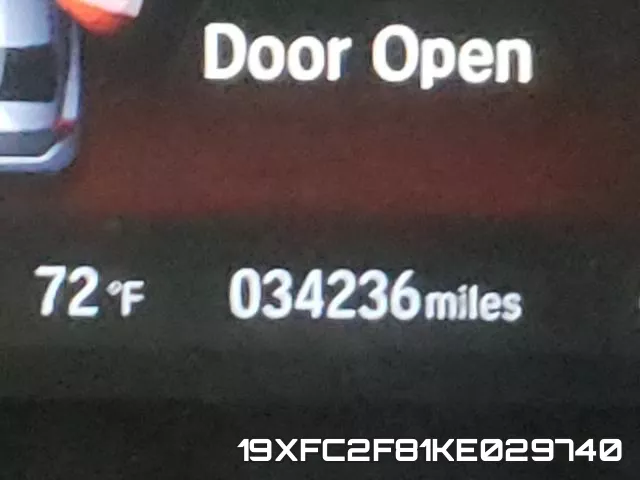 19XFC2F81KE029740 фото 9