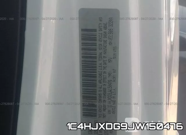 1C4HJXDG9JW150476 фото 9