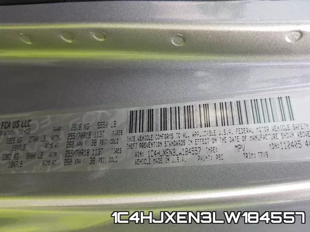 1C4HJXEN3LW184557 фото 2