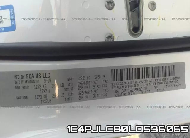 1C4PJLCB0LD536065 фото 10