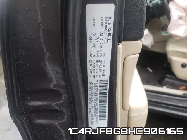 1C4RJFBG8HC906165 фото 2
