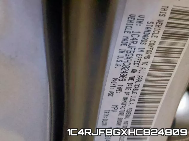 1C4RJFBGXHC824809 фото 2