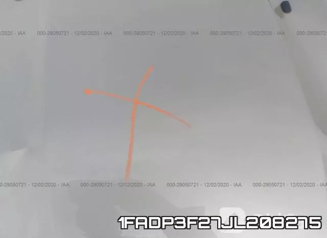 1FADP3F27JL208275 фото 2