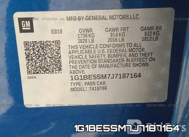 1G1BE5SM7J7187164 фото 10