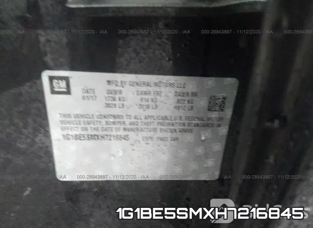 1G1BE5SMXH7216845 фото 9