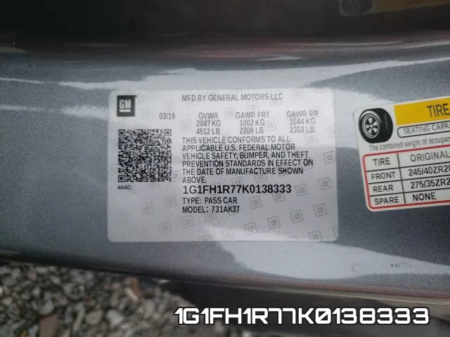1G1FH1R77K0138333 фото 2