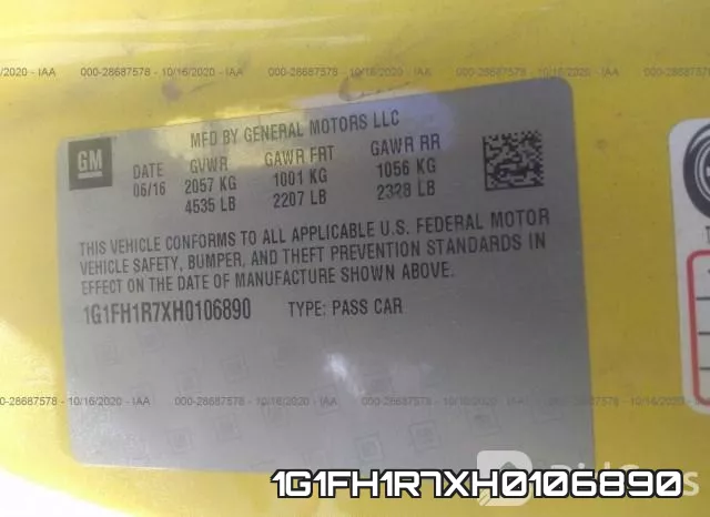 1G1FH1R7XH0106890 фото 9